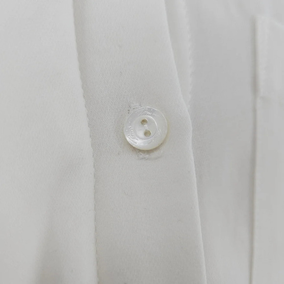 Trina Turk Shirt White Sleeveless Button Up Collared Pocket Tank Top - Picture 3 of 7